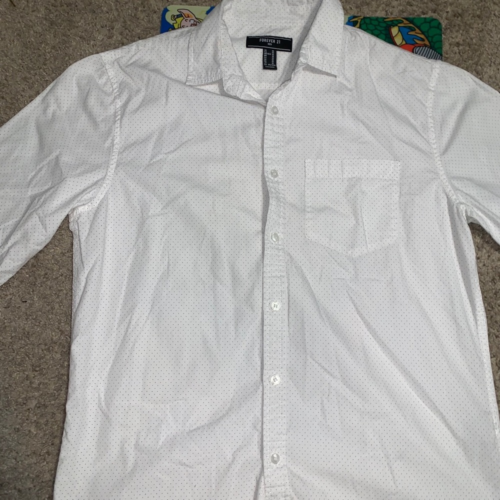 Button up dress shirt; forever 21 men